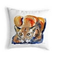 thumbnail image 1 of Betsy Drake KS411 12 x 12 Po Cougar Petit Oreiller Sans Corde, 1 of 1