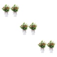 thumbnail image 2 of Yuarrent 2 piezas de ramas de limón artificiales, fáciles de limpiar, amplia aplicación para cualquier espacio, bajo mantenimiento, fresa Type1 NO1, 2 of 6