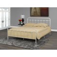 thumbnail image 1 of West Side Full Metal Platform Bed, White, 1 of 2
