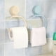 thumbnail image 4 of 1 soporte para papel higiénico sin clavos, sin costuras, para baño, cocina, WC, papel higiénico, toallero, estante de pared, color azul nórdico., 4 of 7