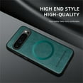 thumbnail image 2 of Allytechgroup Magnetic for Google Pixel 9 Pro XL Case, Compatible with MagSafe Support Magnetic Car Phone Mount PU Leather Slim Phone Case for Women Men for Google Pixel 9 Pro XL, Green, 2 of 9
