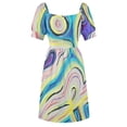 thumbnail image 5 of It Come In Waves Sleeveless Dress evening dress Women dresses summer, 5 of 6