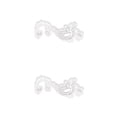 thumbnail image 1 of Bewildely Troqueles de corte de metal de acero al carbono, diseños exquisitos con plantilla elegante, troqueles de corte de metal plateados plata 2Conjunto, 1 of 6