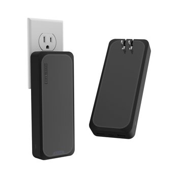 Pocket Juice Endurance AC 20,000mAh, Portable Power Bank Charger with Built-in Wall Plug
