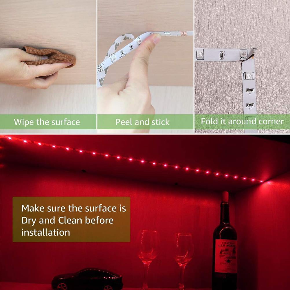 Led Lights Strip Background Lighting Led Strips LED Lights Strip RGB DC5V Flexible Lamp Tape USB TV Background Lighting LED Strips With Remote Control