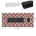 thumbnail image 2 of Hirioo Skull rock record artist for Mouse Pad ,Anti-Slip Base, Durable Stitched Edges, Perfect for Gaming, Office, and Home Use,16x35.5in, 2 of 9
