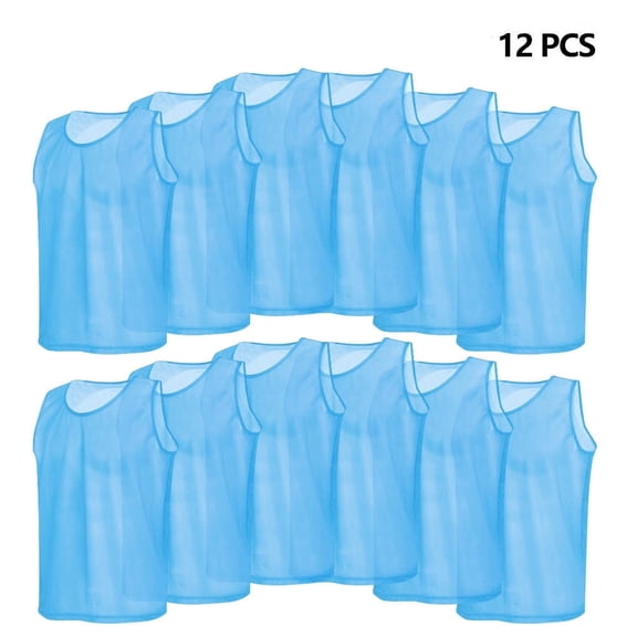 12 Pack Mesh Scrimmage Training Vests Football Vest Breathable Adults Jerseys Bibs,Football Jerseys,Soccer Scrimmage Training Vests