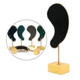 thumbnail image 6 of Jewelry Ear-Shaped Ear Display OrnamentsOrganizer Holder Rack Black, 6 of 7
