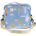 thumbnail image 2 of Diaper Tote Bag Large Capacity Portable Cross Body Travel Organizer Stylish Changing Bag with Luggage Sleeve for Cloth Diapers and Essentials, 2 of 2