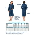 thumbnail image 5 of TowelSelections Women's Robe, Turkish Cotton Terry Shawl Bathrobe Medium/Large Bijou Blue, 5 of 5