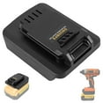 thumbnail image 1 of MesaSe Battery Adapter for 20V Max Li-Ion Battery Compact Power Tools  Battery Converter Battery Adapter Convert to 18/20V Power Tools Lithium-ion Battery DCB180 DCB182 DCB184, 1 of 10
