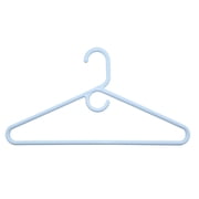 Mainstays Heavyweight Plastic Clothes Hangers, White, 9 Count, Strong Support for Coats & Suits