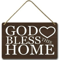 Zomyto 8x12IN May God Bless This Home Wall Sign, Blessed Family Sign,Farmhouse Decor,Housewarming Gifts