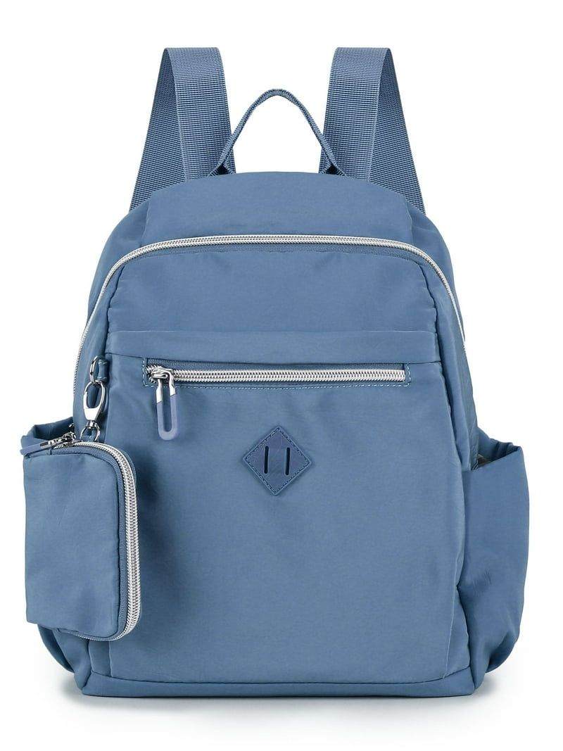 ☆NOIAGO☆ Nylon Over Backpack Blue Deago Small Nylon Backpack Waterproof Mini Casual