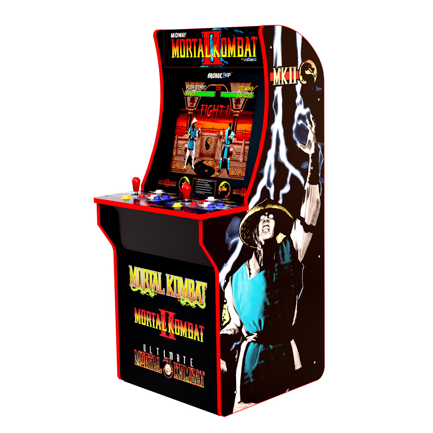 Mortal Kombat Arcade Machine Arcade1up 4ft Includes Mortal