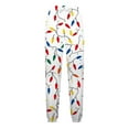 thumbnail image 4 of Mifsaly Christmas Sweatpants Women Baggy High Waist Athletic Joggers with Pockets Xmas Snowman Print Funny Straight Leg Pants Festival Party Loose Pant Holiday Outfits, 4 of 7