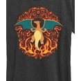 thumbnail image 3 of Pokémon - Charizard Fire Ornamental -  Women's Short Sleeve Graphic T-Shirt, 3 of 5