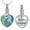 Rainbow, variant on Personalize Stainless Steel Stone Heart Sunflower Hummingbird Urn Pendant Memory Necklace for Cremation Ashes Holder Memorial Jewelry