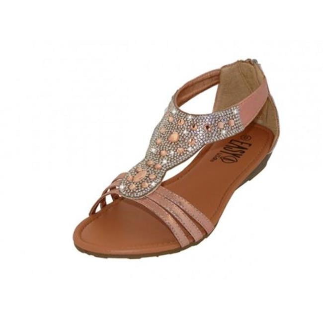 rose gold comfy sandals