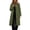 Green, variant on uublik Womens Long Trench Coat Beige Long Sleeve Classic Overcoat Open Front Cardigan Jacket