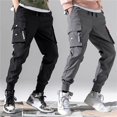 thumbnail image 3 of Pantalones Cargo Harem para hombre, ropa deportiva táctica para correr, chándales de talla grande 3xl, primavera y verano, 2023, 3 of 4