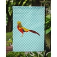 thumbnail image 3 of Caroline's Treasures BB8102GF Golden or Chinese Pheasant Blue Check Flag Garden Size , Small, multicolor, 3 of 3