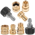 thumbnail image 2 of 8 Pcs Pressure Washer Hose Quick Connect Fittings Hose Quick Connect Fittings Hose Adapter, 2 of 5