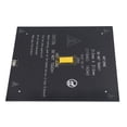 thumbnail image 3 of Placa De Construcción Para Impresora 3D, Cama Caliente De 2,4 Ω, Cama Calefactora De Aluminio De Calentamiento Rápido Con Cable De 90cm, 310x310x3mm/12,2x12,2x0,1 Pulgadas, 3 of 14
