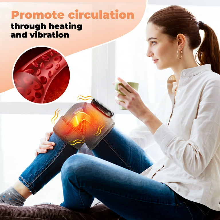 Cordless Knee Massager, Heated Shoulder Wrap Brace Massage, 3 in 1 Heating Pad with 3 Mode Heating and Vibration, 5000mAh Battery Rechargeable, Cordless Knee Massager, Heated Shoulder Wrap Brace Massage, 3 in 1 Heating Pad with 3 Mode Heating and Vibration, 5000mAh Battery Rechargeable,