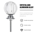 thumbnail image 4 of Miangastore Chic Light Knob Crystal Transparent 4Pcs 1.6*1.2*1.2in, 4 of 8