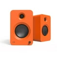 thumbnail image 2 of Kanto REN MO Bluetooth Powered Bookshelf Speakers - Matte Orange Pair with a Kanto SUB8VMB Sealed Powered 8" Subwoofer - Vinyl Black (2024), 2 of 9