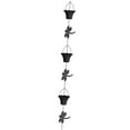 thumbnail image 1 of Cadena para canalones de , cadena de repuesto para bajantes de agua de , colector de agua de para jardín, para desviar en patio, Negro, 1 of 8
