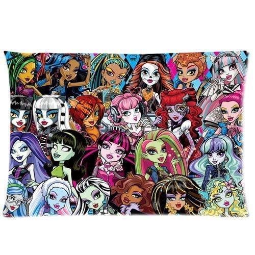 DEYOU Monster Pillowcase Pillow Case Cover Two Sides Printing Size 20x30 inch