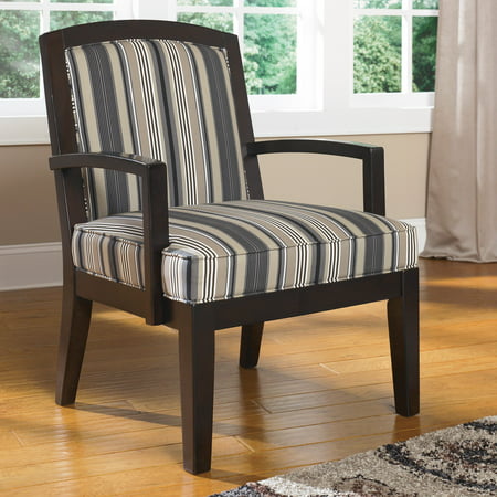 UPC 024052119831 product image for Ashley 7790060 Yvette Showood Accent Chair - Black | upcitemdb.com