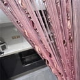 thumbnail image 1 of Cortina decorativa con forma de cadena para puerta con forma de ave split, 100 x 200 cm, color rosa, 1 of 6