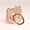 Golden, variant on Aluminum Alloy Material, Kawaii Cartoon Cat Design, Universal Phone Grip, Foldable Finger Stand, Cute Accessory for Women and Girls, Phone Grip Holder, Playful Design