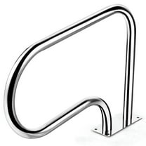 Spaco Stainless Steel Swimming Pool Hand Rail with Base Plate