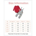 thumbnail image 2 of 18 Months Baby Boys Clothes 24 Months Boys 2PCS Fall Winter Outfits Cars Print Toddler Boys Long Sleeve Romper Top Overall Pants Set Red, 2 of 8