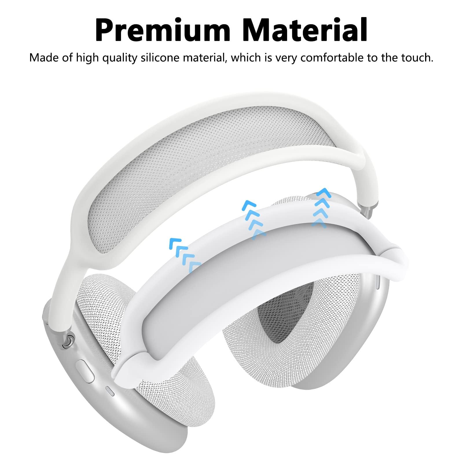 JoyGrow AirPods Max Anti-Scratch Headphone Case, White JoyGrow AirPods Max Anti-Scratch Headphone Case, White