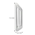 thumbnail image 2 of RUNROTOO Vehicle Modification 2Pcs Car Hood Vents Trim in Silver ABS Material, 2 of 5