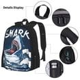thumbnail image 3 of Fotbe Shark Set Escolar 3 en 1 para Niños - Mochila Duradera con Lonchera Aislante y Estuche para Lápices - Mochila Escolar para Niños y Niñas, 3 of 7
