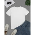 thumbnail image 3 of Lovelywholesale Lip Letter Print T-shirt, 3 of 4