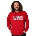 thumbnail image 5 of I Hate People Sarcastic Cynical Humor Hoodie Sweatshirt Women Men Brisco Brands S, 5 of 6
