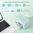 thumbnail image 2 of Impresora térmica de etiquetas Bluetooth JADENS para pequeñas empresas, 2 of 7