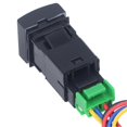 thumbnail image 3 of TS?10 Front Fog Lamp Switch IP67 Protection Wired Car Light Push Switch Button ABS for Camry Replacement, 3 of 5