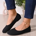 thumbnail image 4 of Flat Shoes for Women 2026 Casual Pointed Toe Slip On Ballet Flats Ballerina Womens Casual Shoes Comfortable Walking Shoes Slip On Shoes Women Business Soft Walking Shoes Comfort Dressy Flats Black 36, 4 of 6
