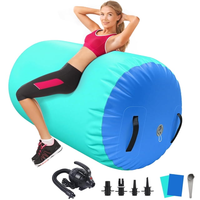 Colchoneta Inflable para Ejercicio GYUEM con Bomba Eléctrica
