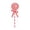 Christmas hanging ornaments #853, variant on 3D Peppermint Lollipop Christmas Tree Picks Artificial Candy Cane Swirl Stakes with Bow for Holiday Party Home Scene Decor