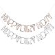 thumbnail image 3 of Hollow Out Banner Decoration Silver Birthday Party Supplies Approximately 16x11x0.05cm 1 Set, 3 of 4