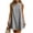 Black-1, variant on Women's Summer Sleeveless Mini Linen Dress,Back Button Closure Loose A-Line Swing Short Casual Summer Tunic Dress